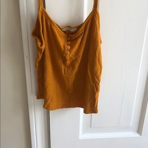 Basic button tank top